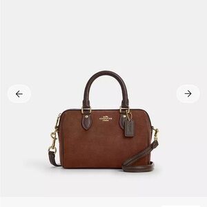 Coach mini Rowan suede